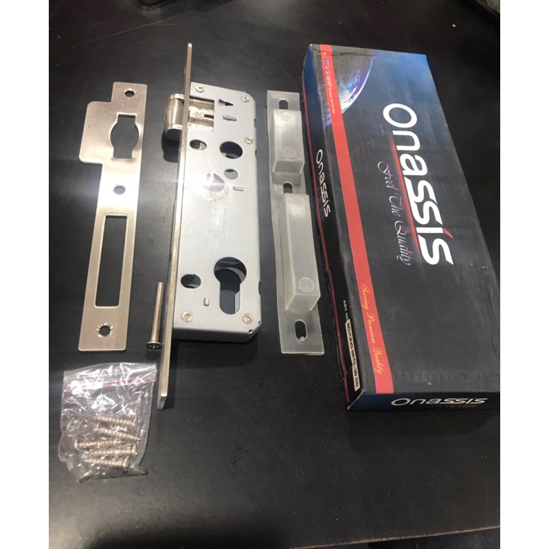 Mortise Lock Roller Alumunium / Body Kunci Alumunium Pelor Merk Onassis SUS304