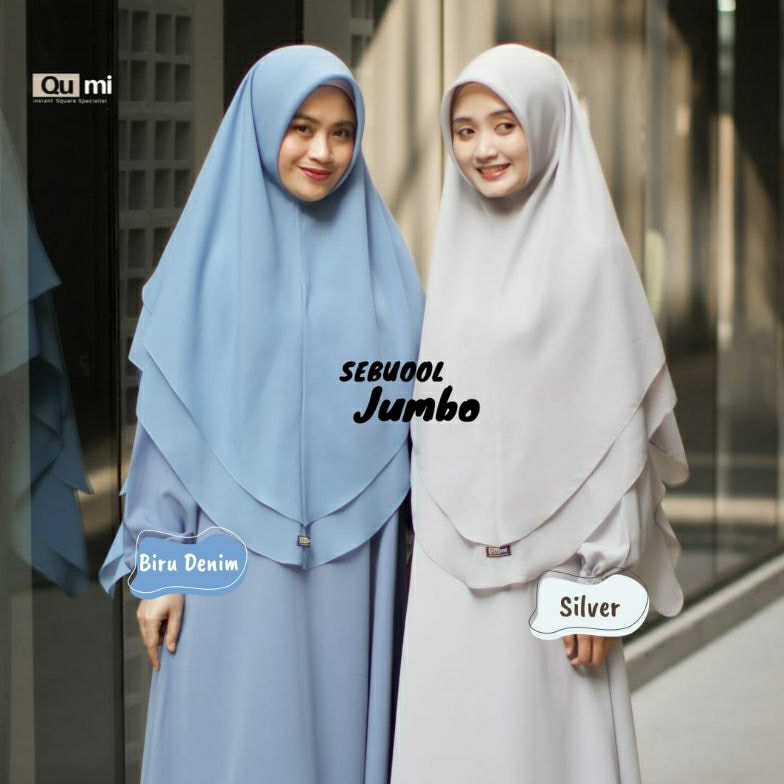 KODE V67K khimar sebuol jumbo by Qumi label