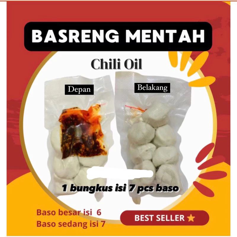 

Basreng Mentah + Chili Oil