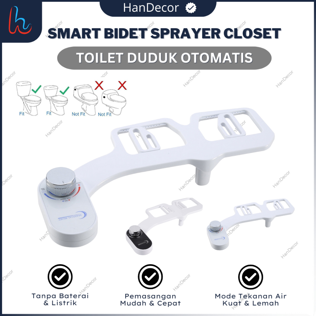 BIDET SPRAYER SEMPROTAN TOILET OTOMATIS | BIDET TOILET OTOMATIS PORTABLE  | SPRAYER BIDET