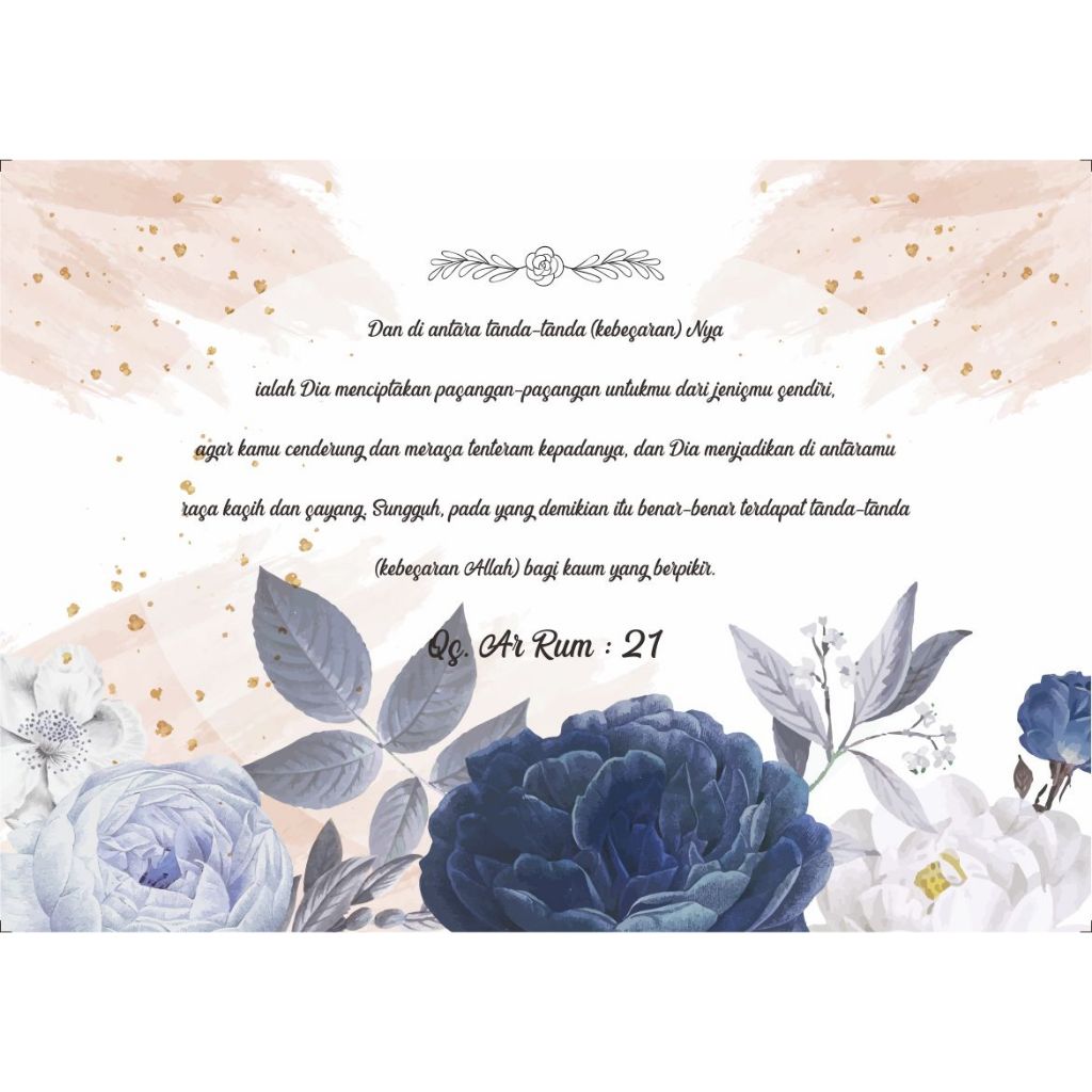 

Buku tamu pernikahan custom nama / Wedding guest book