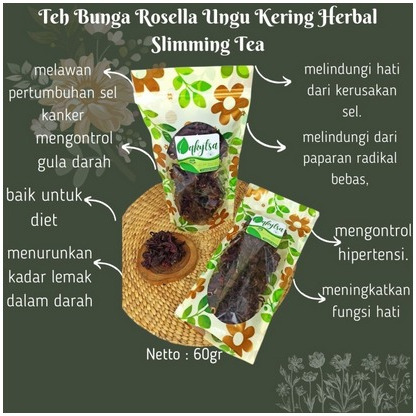 

Teh Bunga Rosella Ungu Kering Herbal Slimming Tea