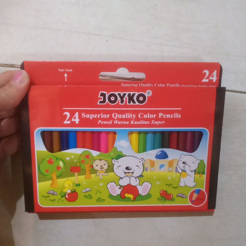 

Pensil Warna JOYKO 24 Superior Quality Color Pencils