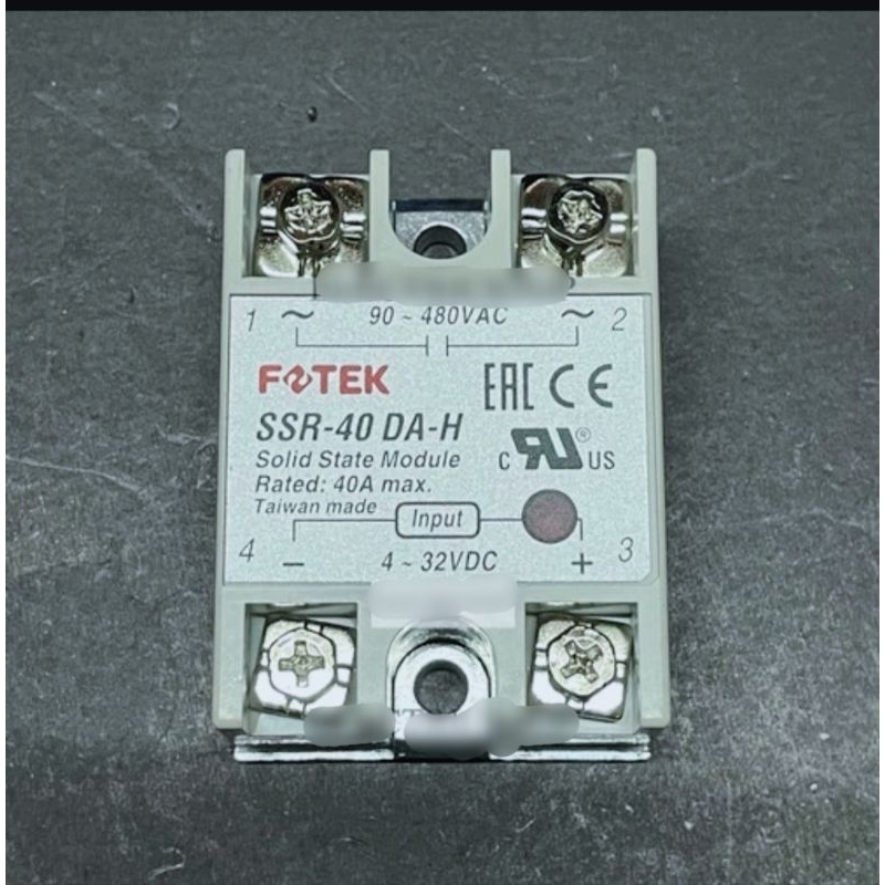 FOTEK SSR-40 DA-H ORIGINAL TAIWAN SSR40DAH ,SSR40 DAH FOTEK
