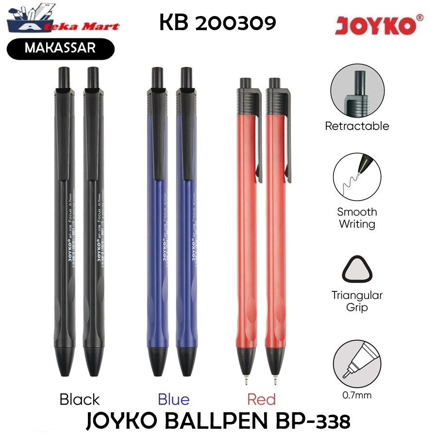 

[PCS] JOYKO PEN CETEK MURAH BP-338 FOCUS