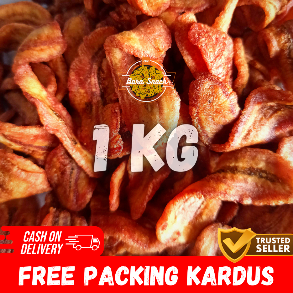 

[ 1KG ] Keripik Sale Pisang Kering Manis / Sale Pisang Crispy / Camilan Snack Kiloan Murah -K