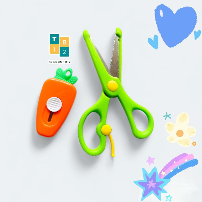 

Gunting Anak Karakter Kura Free Cutter Bentuk Wortel