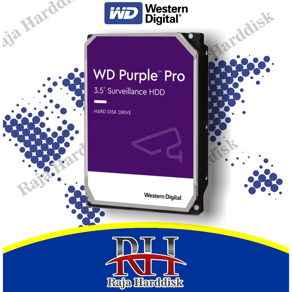 WD Purple PRO 8TB / WD CCTV 8TB / WD Surveillance 8TB / WD Purple 8TB / HDD/ HD/ Hardisk/ Harddisk I