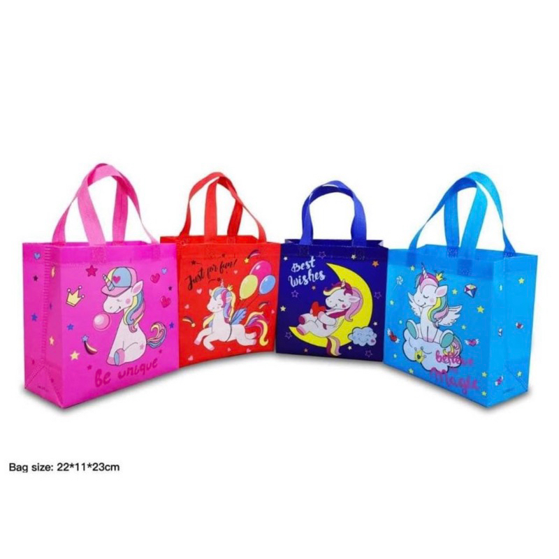 

Tas ulang tahun anak goodie bag tote bag tas hampers