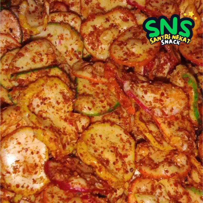 

SNS - 1 kg Sebring Seblak Kering Pedas Daun Jeruk Renyah Camilan Enak