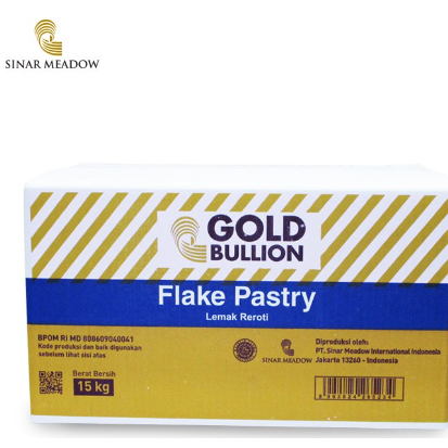 

(BK-14) Flake Pastry Gold Bullion 500 gr REPACK / Korsvet / Corsvet / Puff Shortening / Mentega Pastri