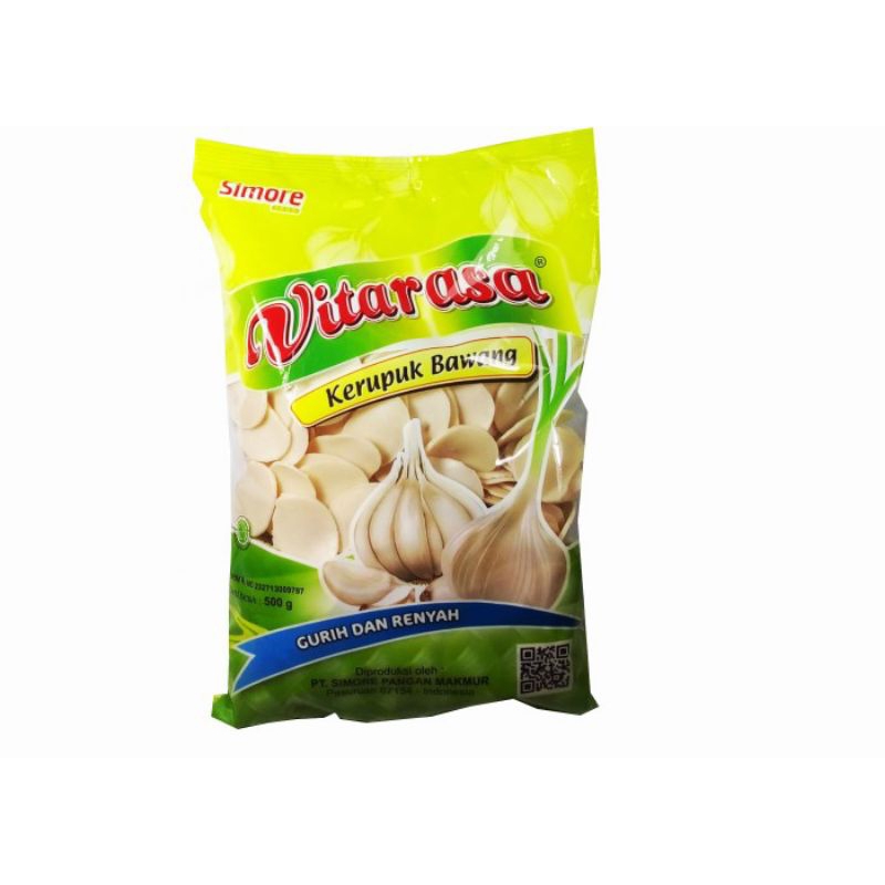 

Kerupuk bawang vitarasa mentah 250gr