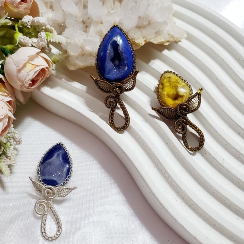 Bros Batu Druzy Agate