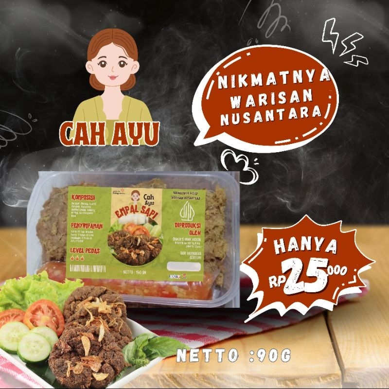 

empal gepuk sapi siap saji empal sapi siap makan halal