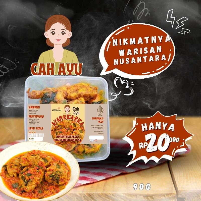 

ayam rica rica siap makan ayam ricarica siap saji halal