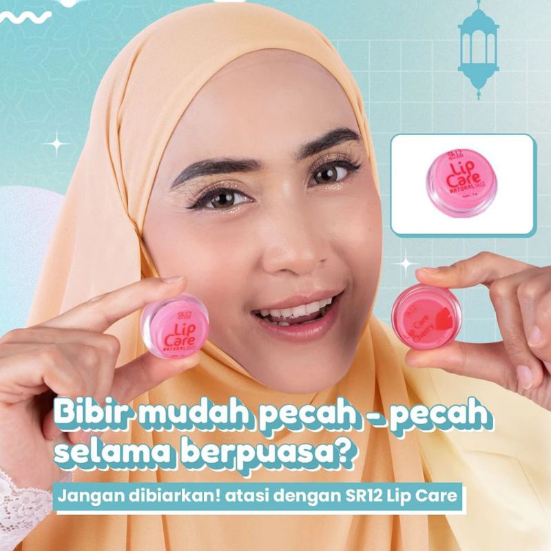 Lip Care Cherry SR12 Mencerahkan dan Melembabkan Bibir Wanita Bpom
