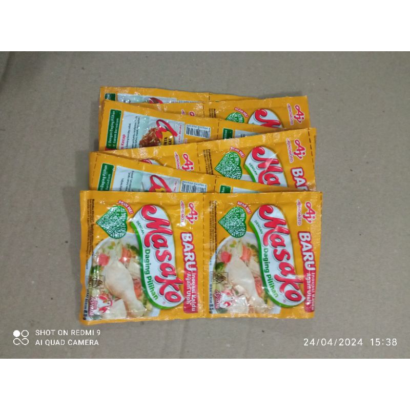 

Bumbu masako ayam & sapi sachet isi 12