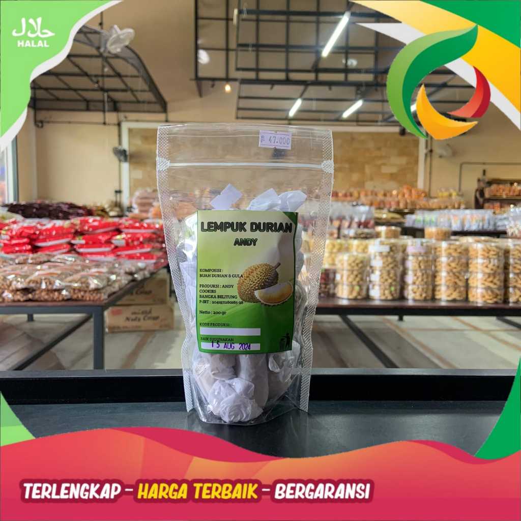 

LEMPUK DURIAN ANDY 200GR KHAS BANGKA