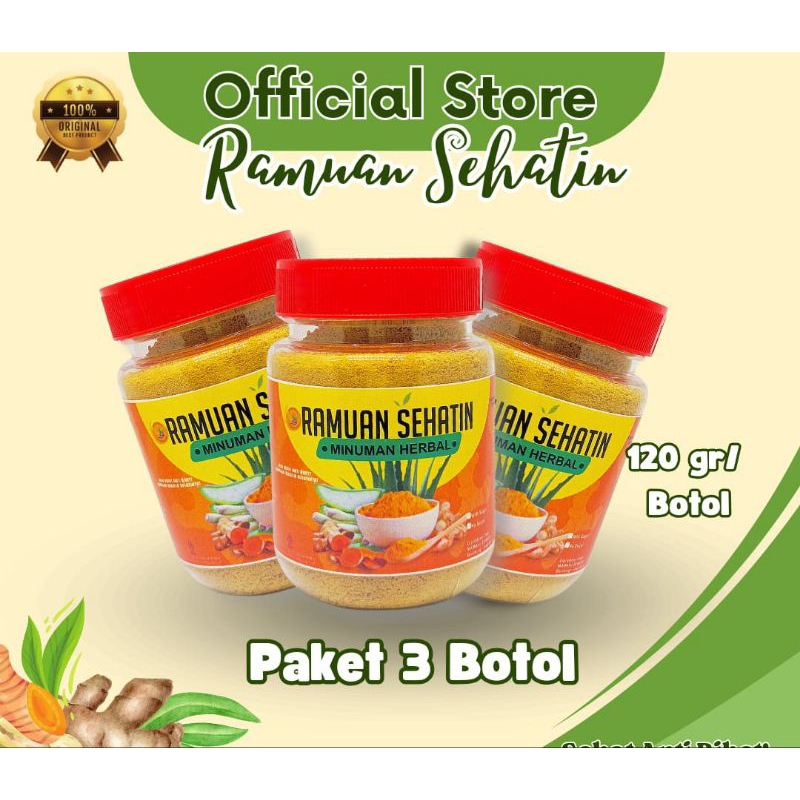 PAKET JSR RAMUAN SEHATIN 3 BTL || RIMPANG
