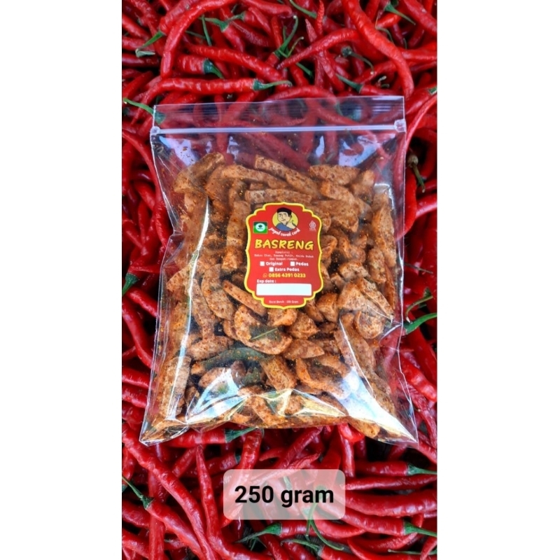 

BASRENG PEDAS DAUN JERUK 250gram/BASRENGPREMIUM/BASRENGENAK/BASRENG BAKSO IKAN ASLI/CEMILANVIRAL