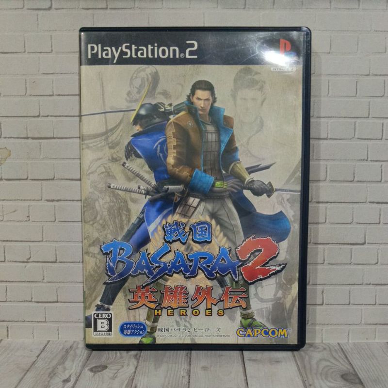 Cd Original Ps2 Basara 2 Heroes Jpn Bahasa Jepang Lengkap Manual Book