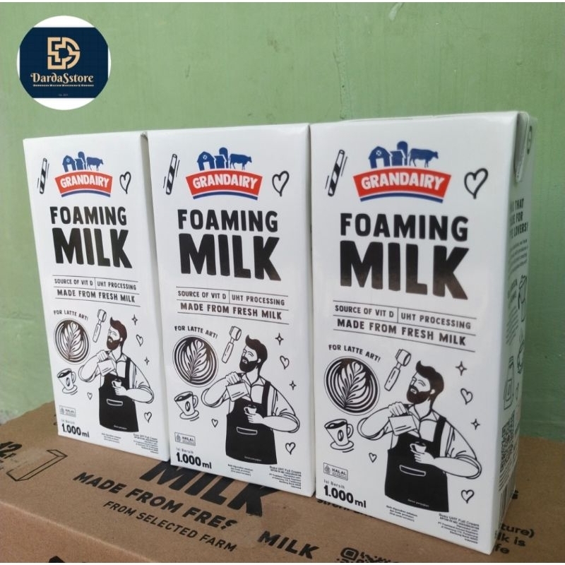 

SUSU Grandairy Foaming Milk Carton 12x1liter Gosend