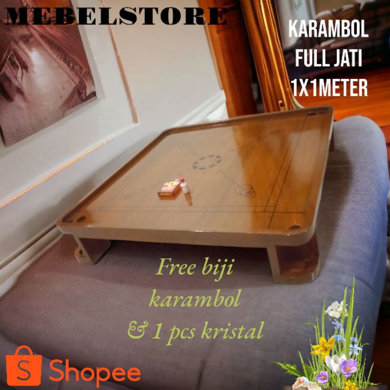 karambol besar, kecil,full kayu jati kuwat dan awet