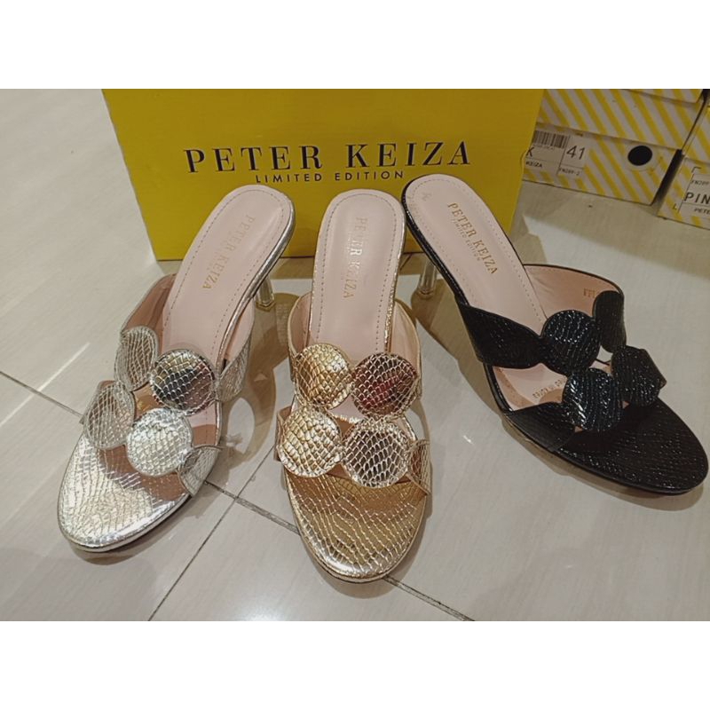SANDAL HEELS PETER KEIZA PROMO MURAH