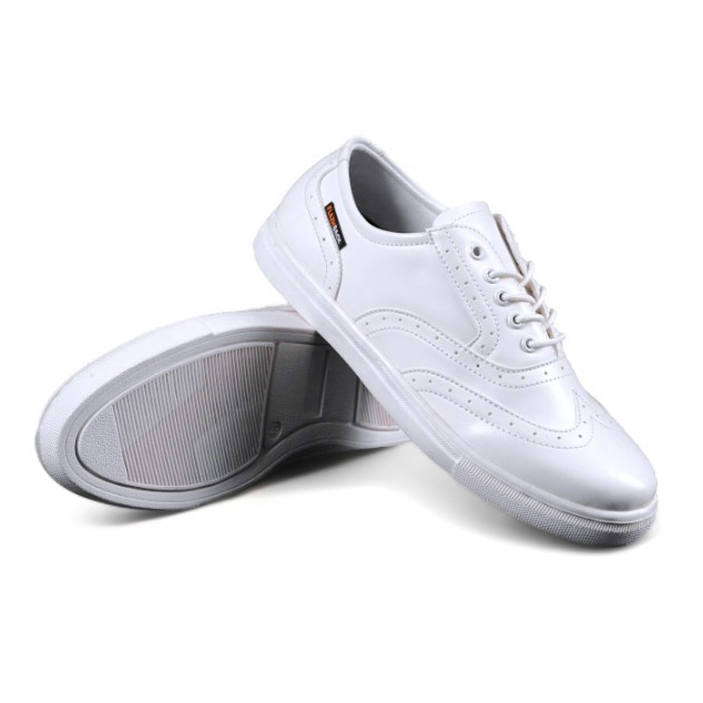 Sepatu Sneakers Casual Pria FLAZHBACK BIANCO FULL WHITE