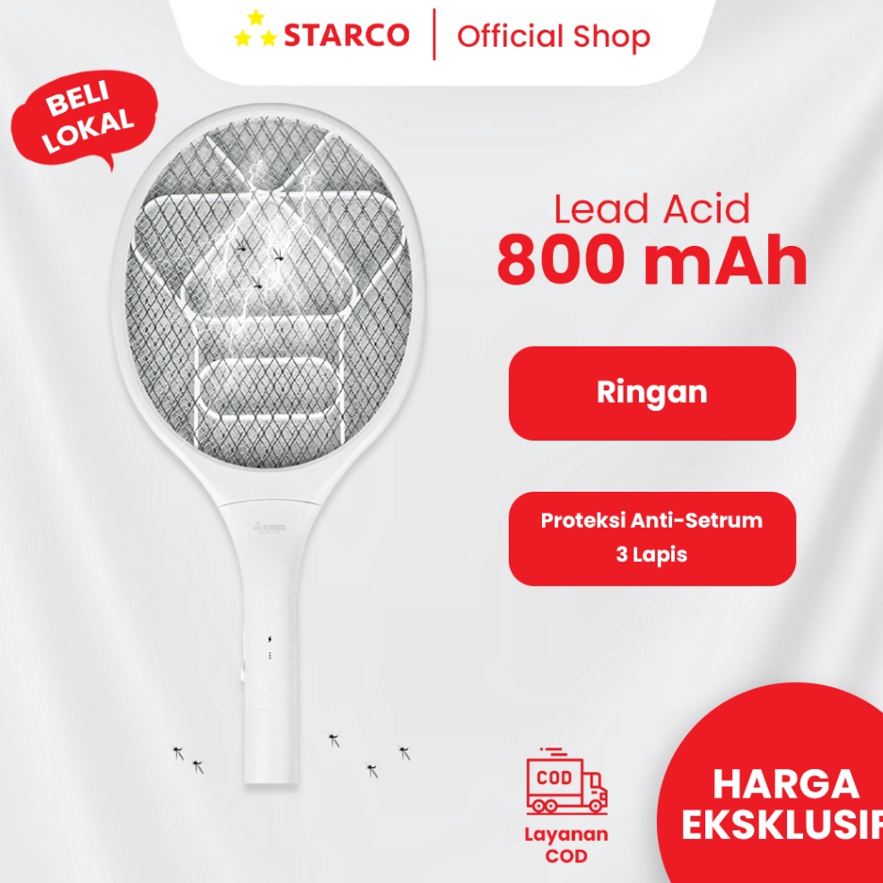 Paling Laris Starco Raket Nyamuk RN888