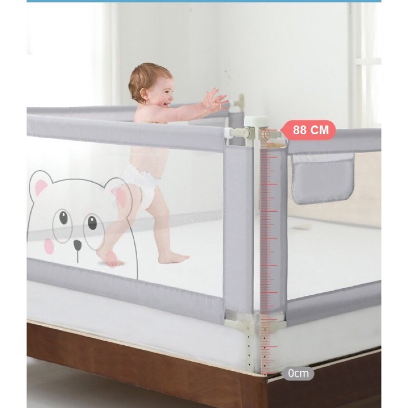 Preloved buzybekz bedrail baby pagar pelindung kasur 200cm