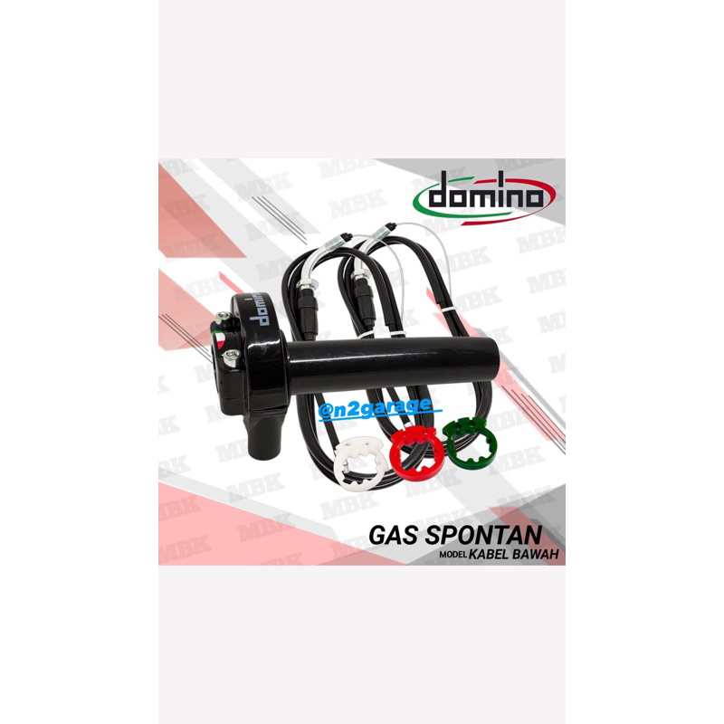 Gas spontan 2 kabel Gas spontan domino