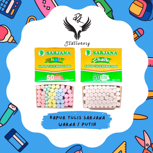

Kapur tulis sarjana putih warna