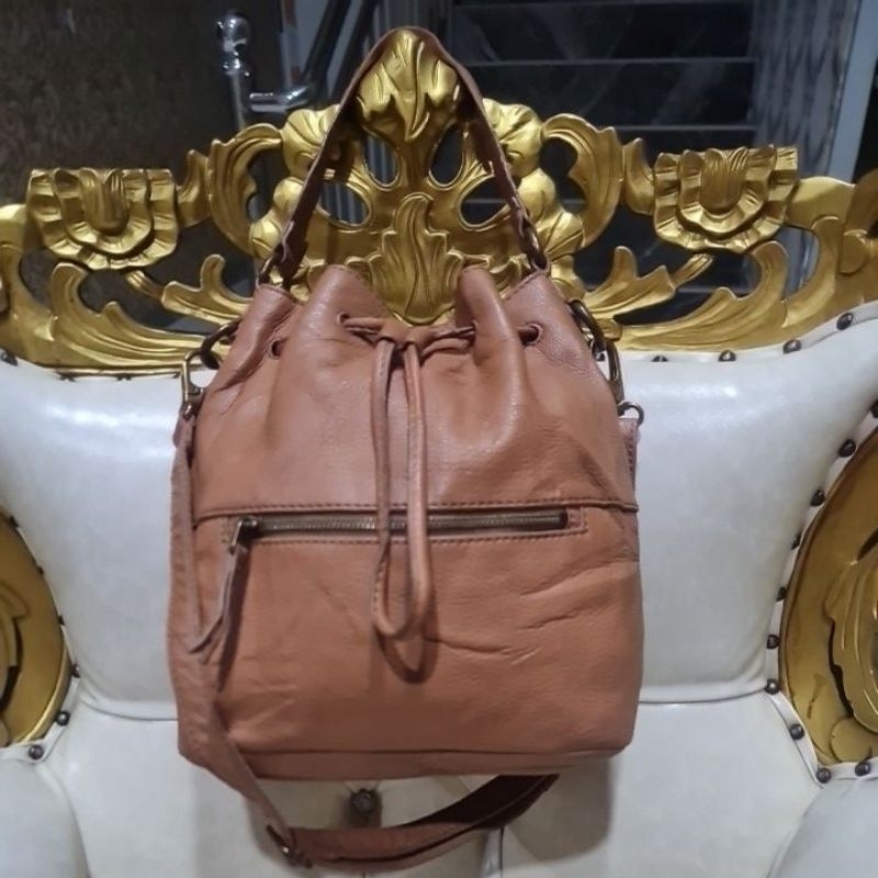 SALE...Tas Fossil serut bekas pemakaian preloved
