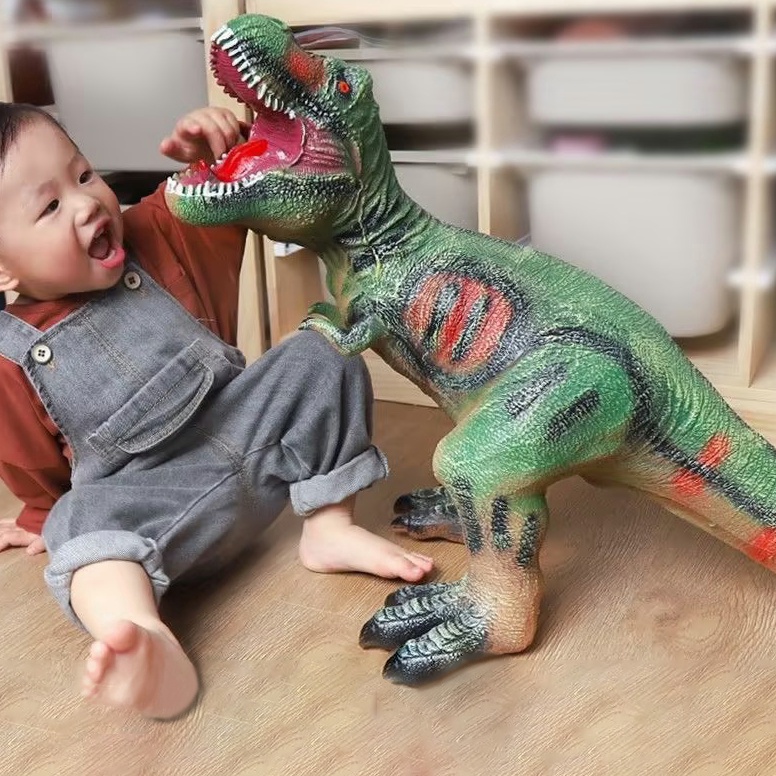 REKOMENDASI CODmainan dinosaurus bersuara karet mainan dinosaurus besar  dinosaurus karet  boneka di