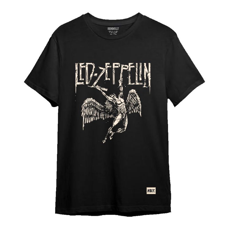 Kaos LED ZEPPELIN Wings | Kaos Musik Band Rock Classic LED ZEPPELIN | Kaos Band Musik Rock