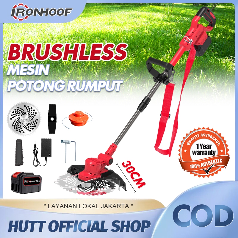 Mesin Potong Rumput 48 Volt Mesin pemotong rumput listrik pemotong rumput Pemangkas Rumput dengan