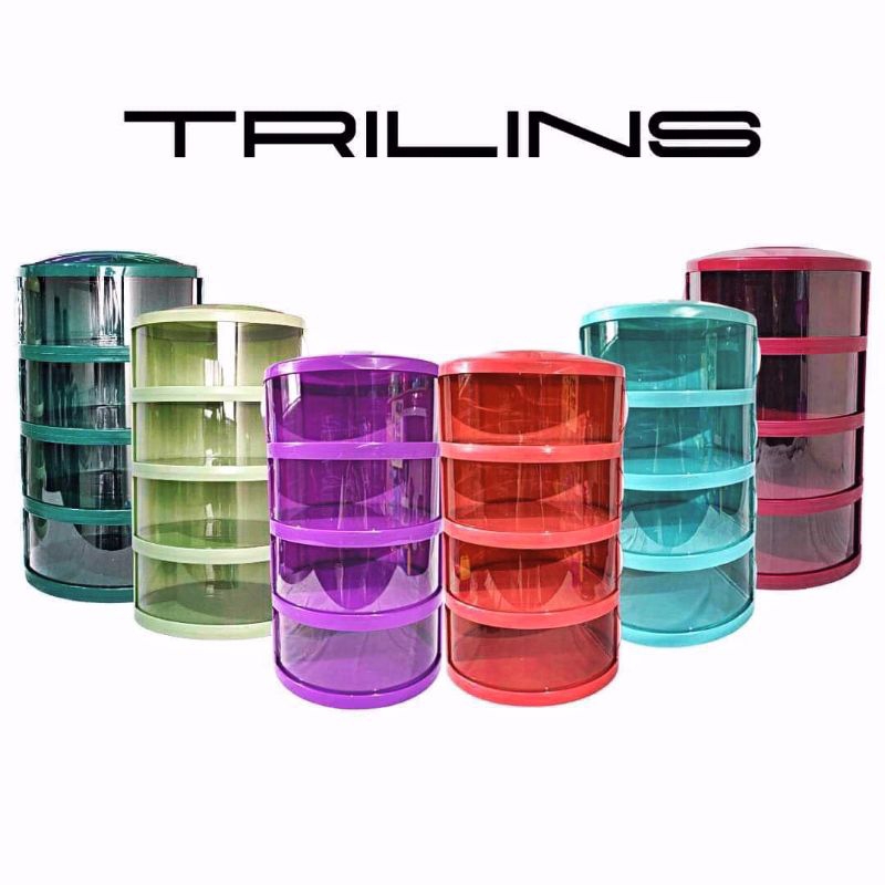 Tudung saji 4 susun ELCO / Food Cover 4 Layer / Tudung Saji Viral Crystal / Diamond 4 susun Random C