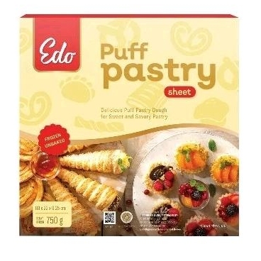 

EDO PUFF PASTRY SHEET 750GR