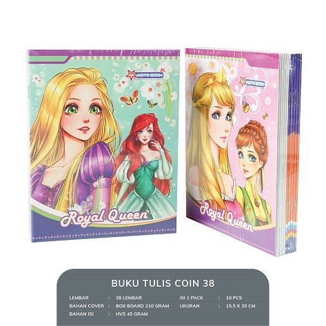 

BUKU TULIS COIN 38 LEMBAR P:10PCS