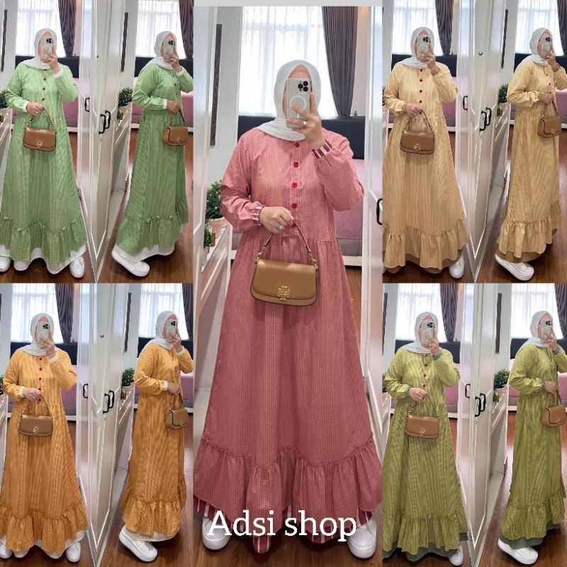 Gamis semut by syaina ori terbaru/Dress gamis semut original