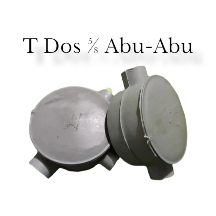 T Dos PVC / Plastik Cabang 3 Lubang Ukuran 5/8