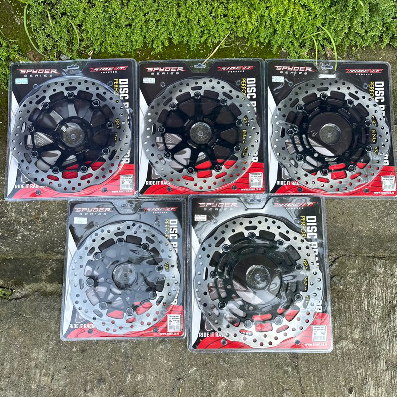 Piringan depan Disc Cakram depan Uk 300mm Spyder Series Set braket Kharisma,supra,blade,mx king,rxki