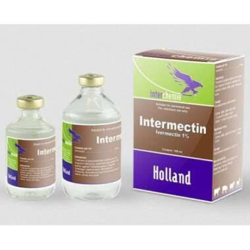 intermectin 10ml obat gudik kelinci kucing kambing sapi