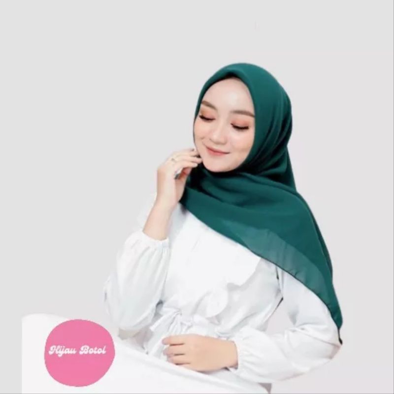 [ COD ] New 60+ Warna Daily Hijab Bella Square | Hijab Segi Empat Double Hycount | Hijab Segi Empat