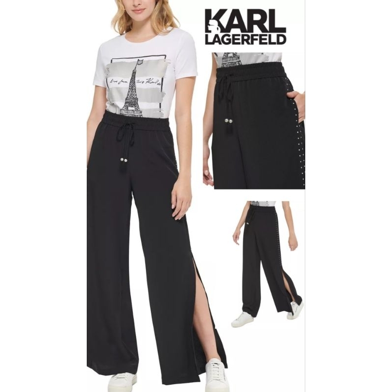 Karl lagerfeld wide culloted pants. original