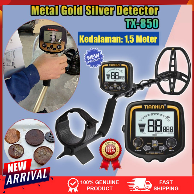 Tx850 gold metal detector pendeteksi logam dan emas detektor logam pendeteksi logam dan emas alat de
