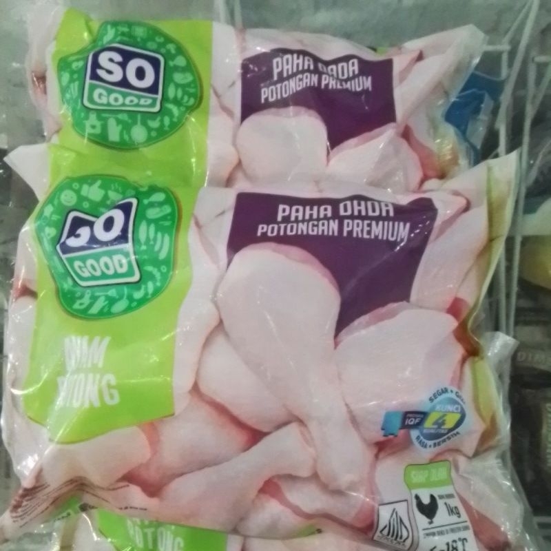 

So Good Ayam Potong Paha Dada Potongan Premium 1kg