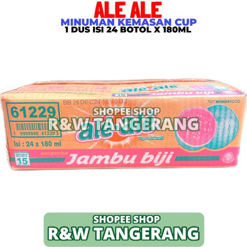 

Ale Ale Rasa Jambu Biji 1 Dus Isi 24 Botol 180ml