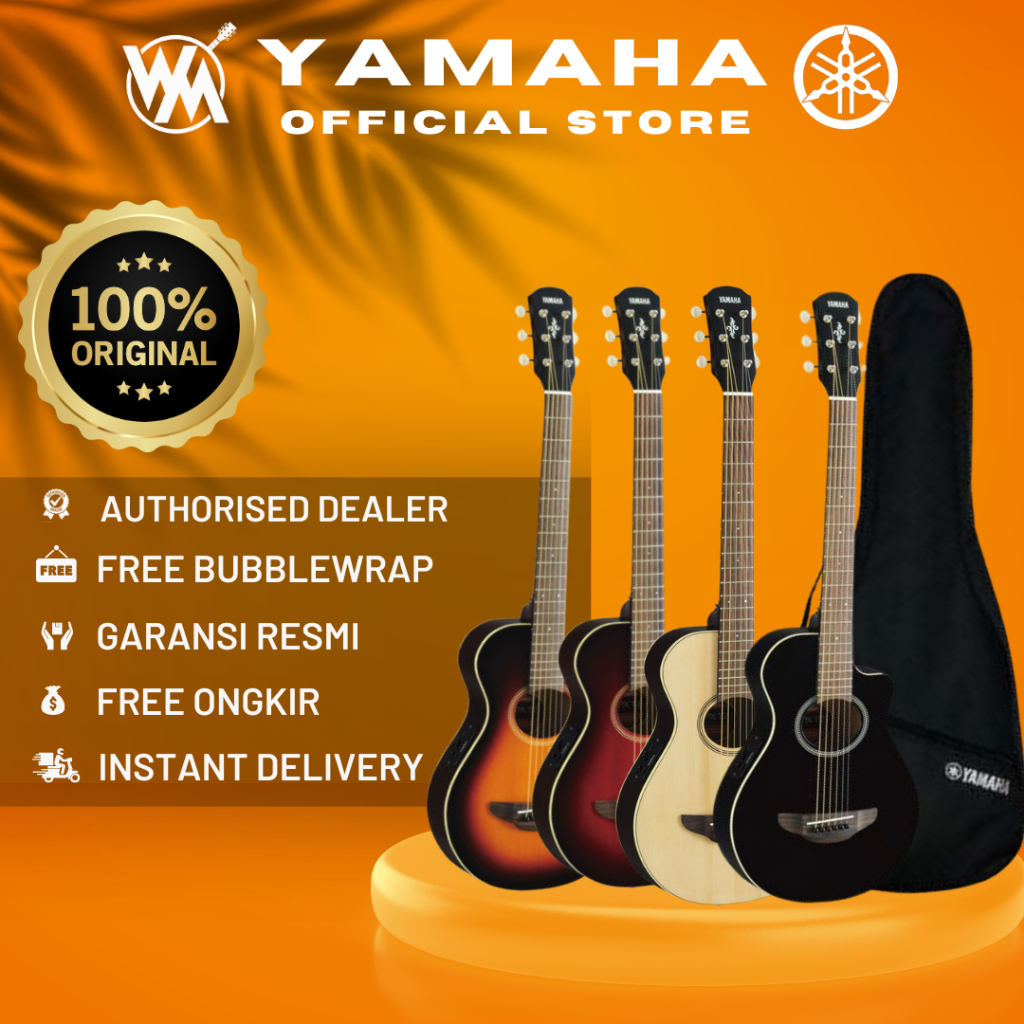 Yamaha Gitar Akustik Elektrik (3/4) APX T2 / APXT2 / APX-T2 - (Tersedia 4 Warna) + Softcase